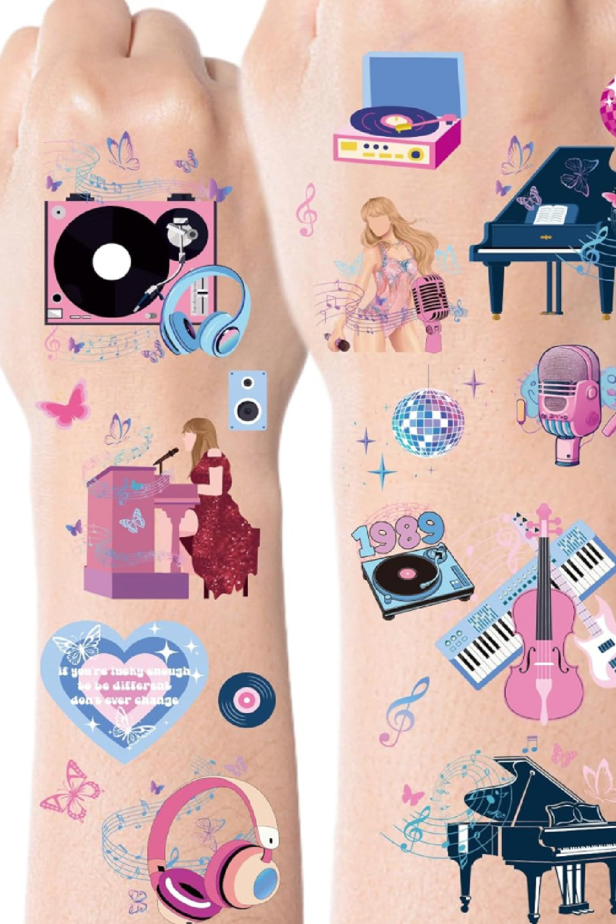 Taylor Swift Temporary Tattoo Party Favors Taylor Swift Temporary Tattoo Party Favors