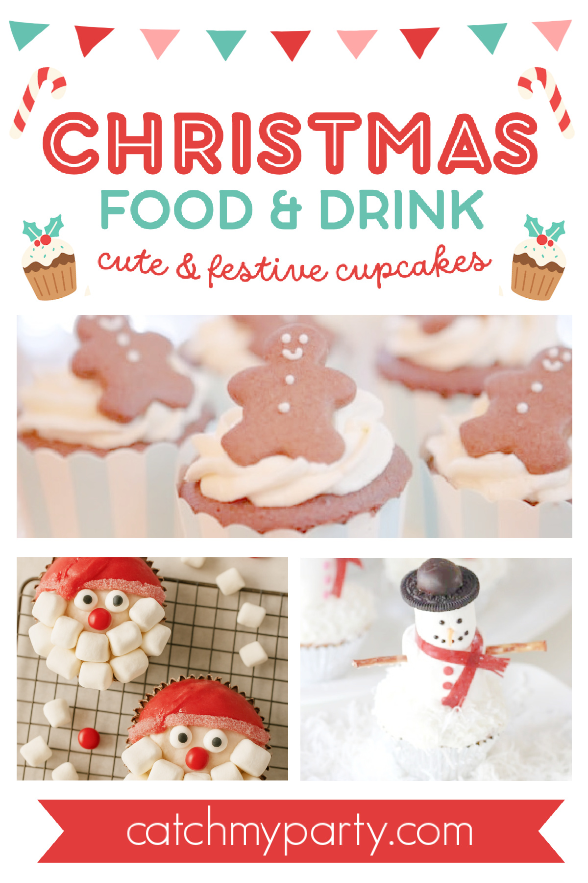 Cute & Festive Christmas Cupcakes Cute & Festive Christmas Cupcakes
