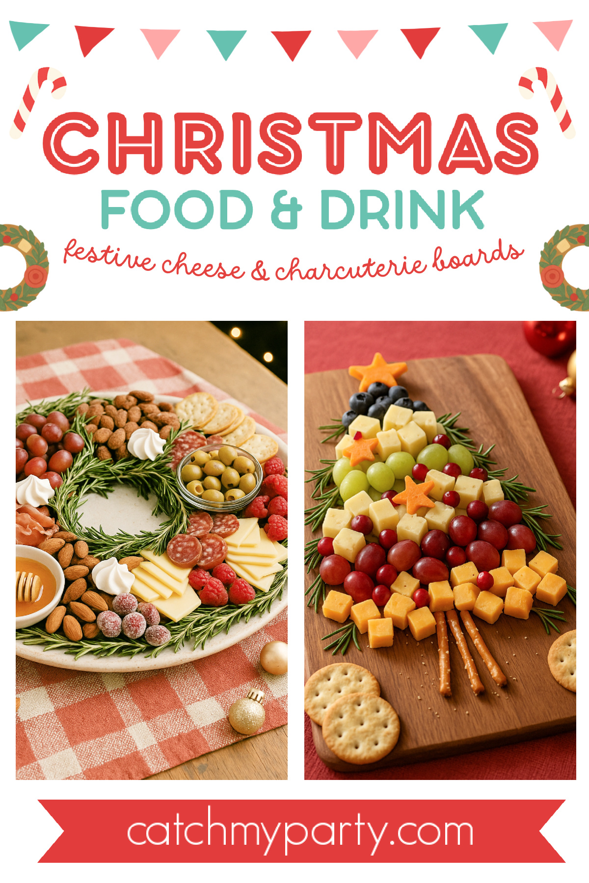 Festive Cheese & Charcuterie Boards Festive Cheese & Charcuterie Boards
